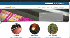 Desktop Screenshot of picanolgroup.com